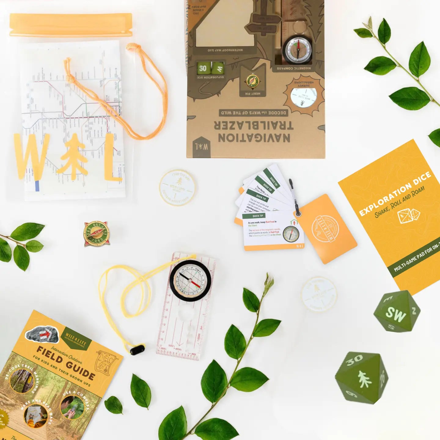 Navigation Trailblazer: Kids Navigation Kit Compass Map Skills Adventure Set