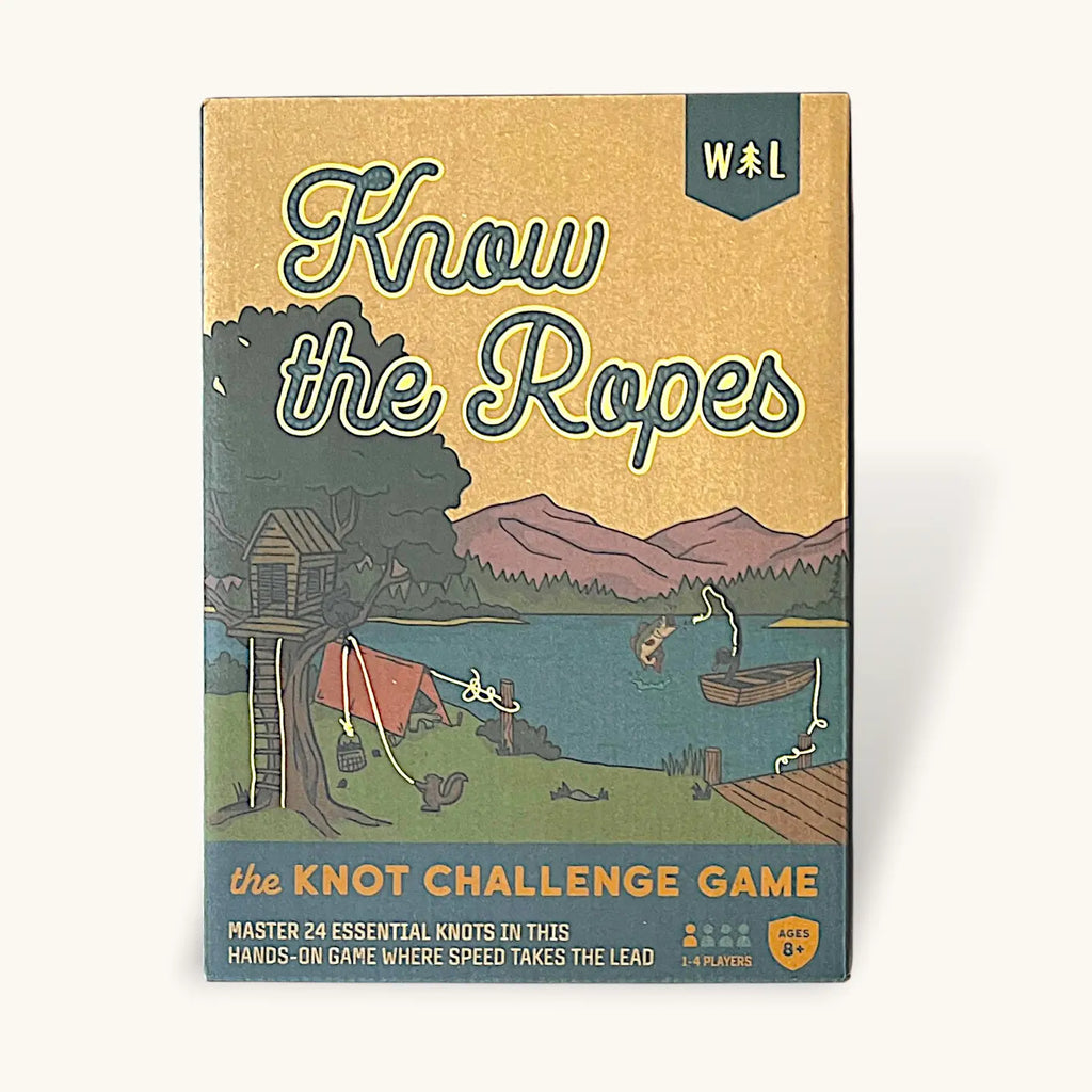 Know the Ropes: Kids Knot Tying Game Outdoor Skills Activity Kit