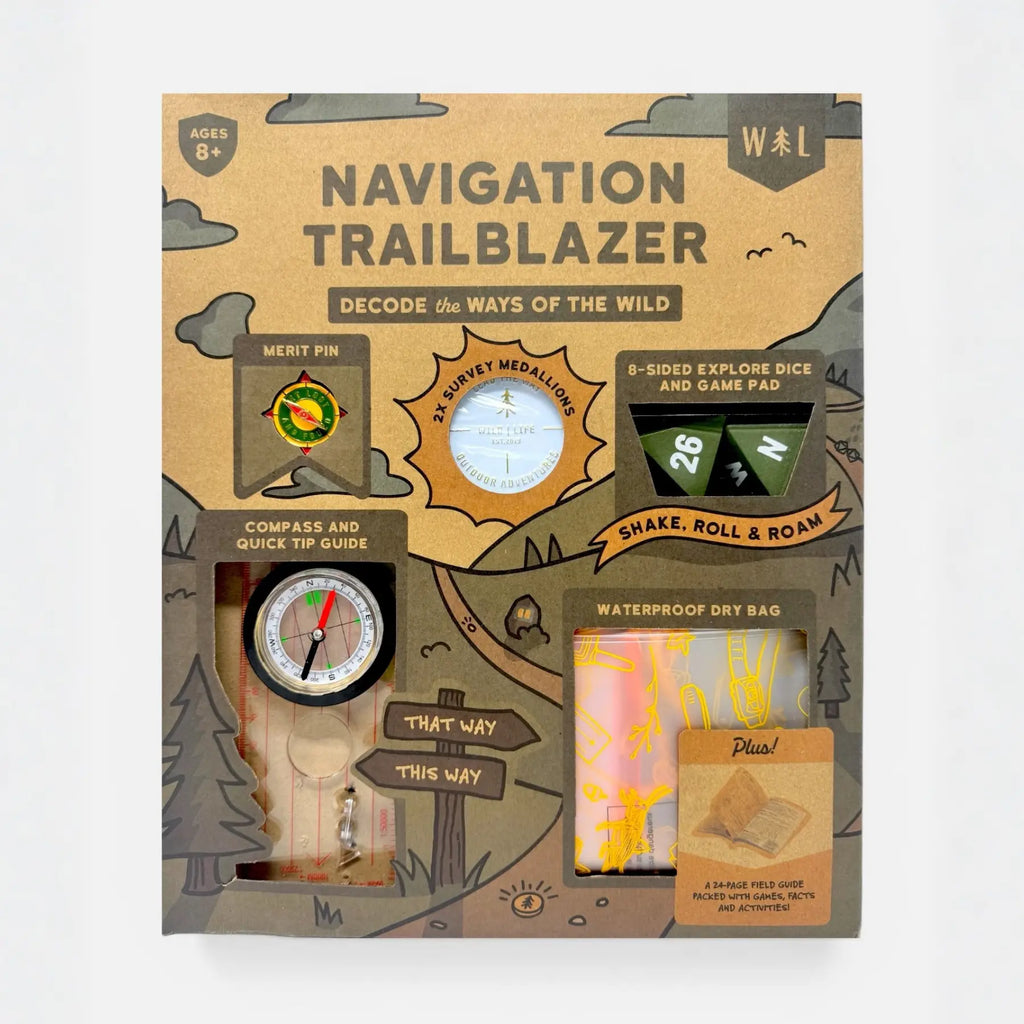 Navigation Trailblazer: Kids Navigation Kit Compass Map Skills Adventure Set